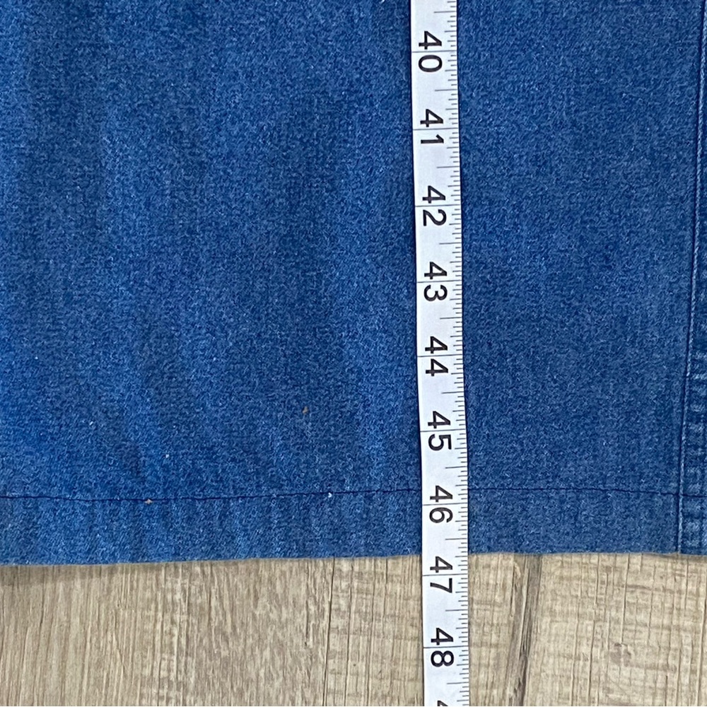 Casual Blue Denim Midi Dress - Picture 6 of 10